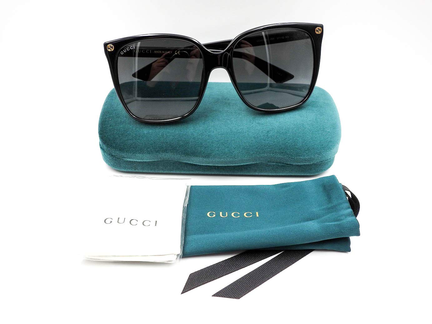 Foto 7 pulgar | Gafas De Sol Gucci Lightness Square Para Mujer Negro/gris - Venta Internacional.