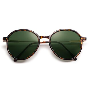 Foto 1 | Gafas De Sol Sojos Sj2181 Hexagonales Redondas Para Mujer Con Montura En Forma De Tortuga - Venta Internacional.
