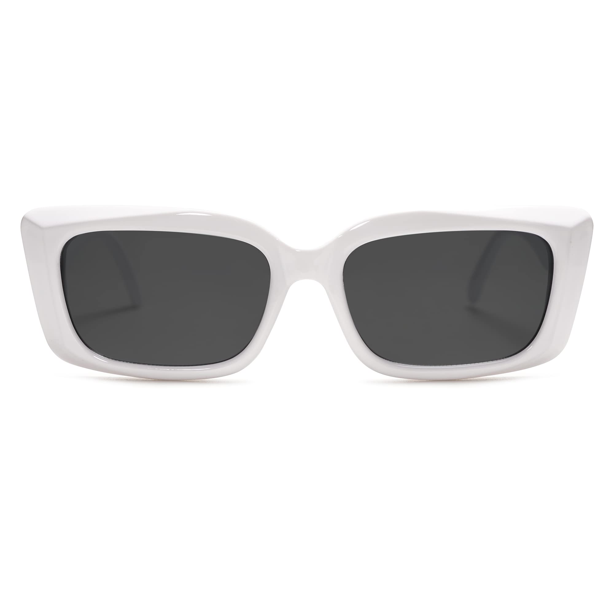 Foto 4 pulgar | Gafas De Sol Sojos Trendy Rectangular Sj2238 Blancas Para Mujer - Venta Internacional.