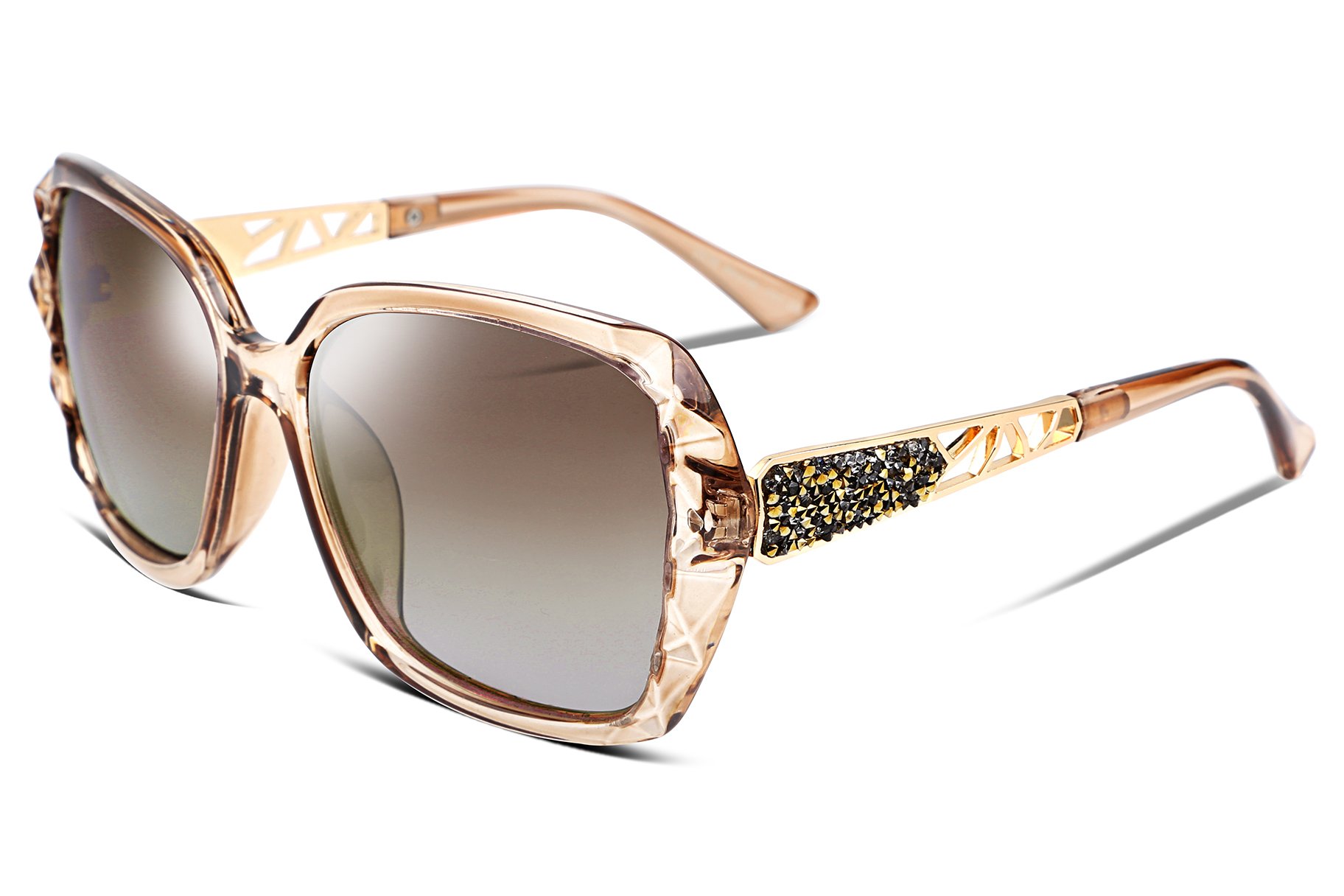 Foto 2 pulgar | Gafas De Sol Feisedy Polarizadas Para Mujer Con Montura Cuadrada Brillante B2289 - Venta Internacional.