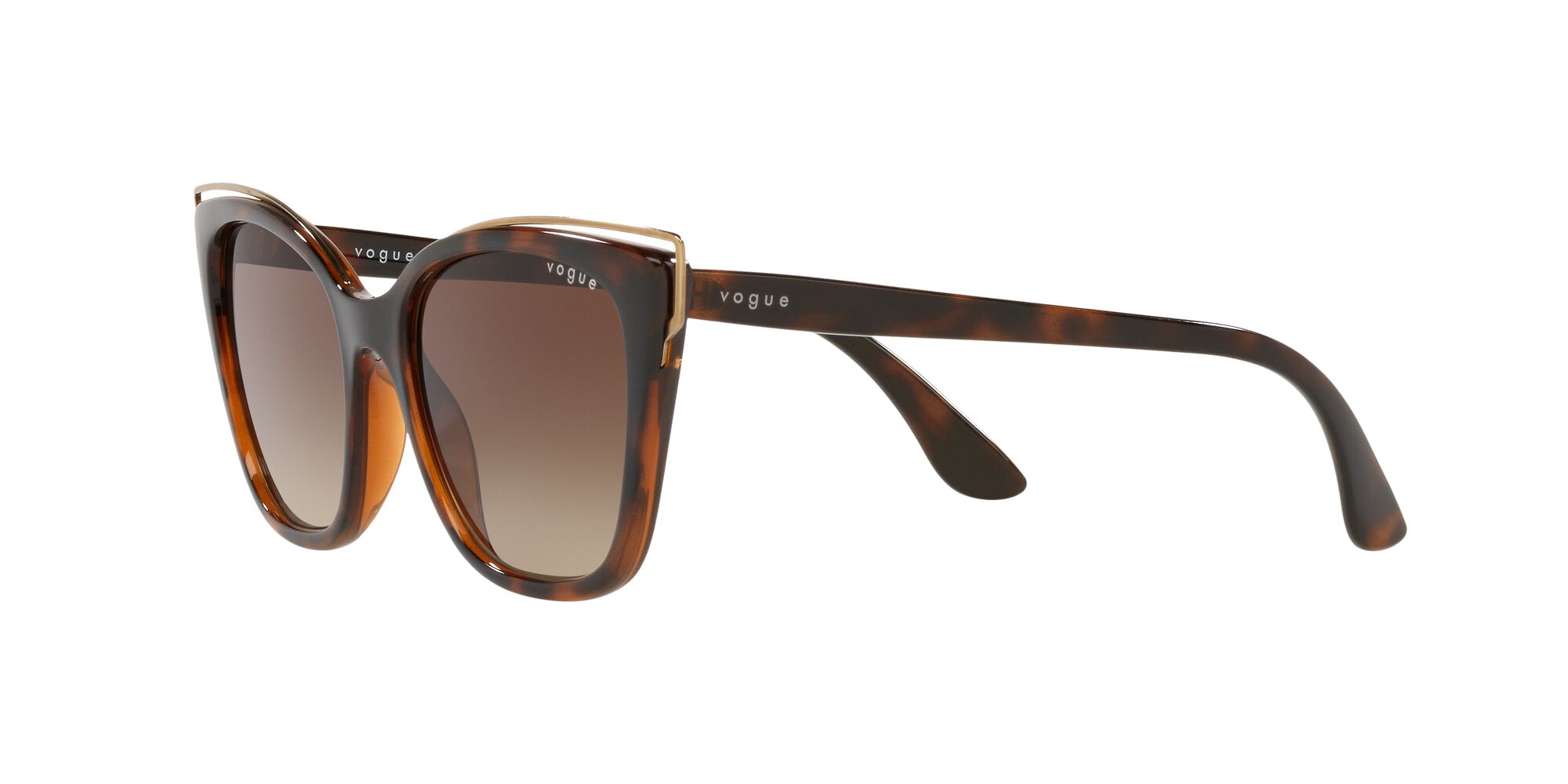 Foto 4 pulgar | Lente De Sol Vogue Gradient Brown