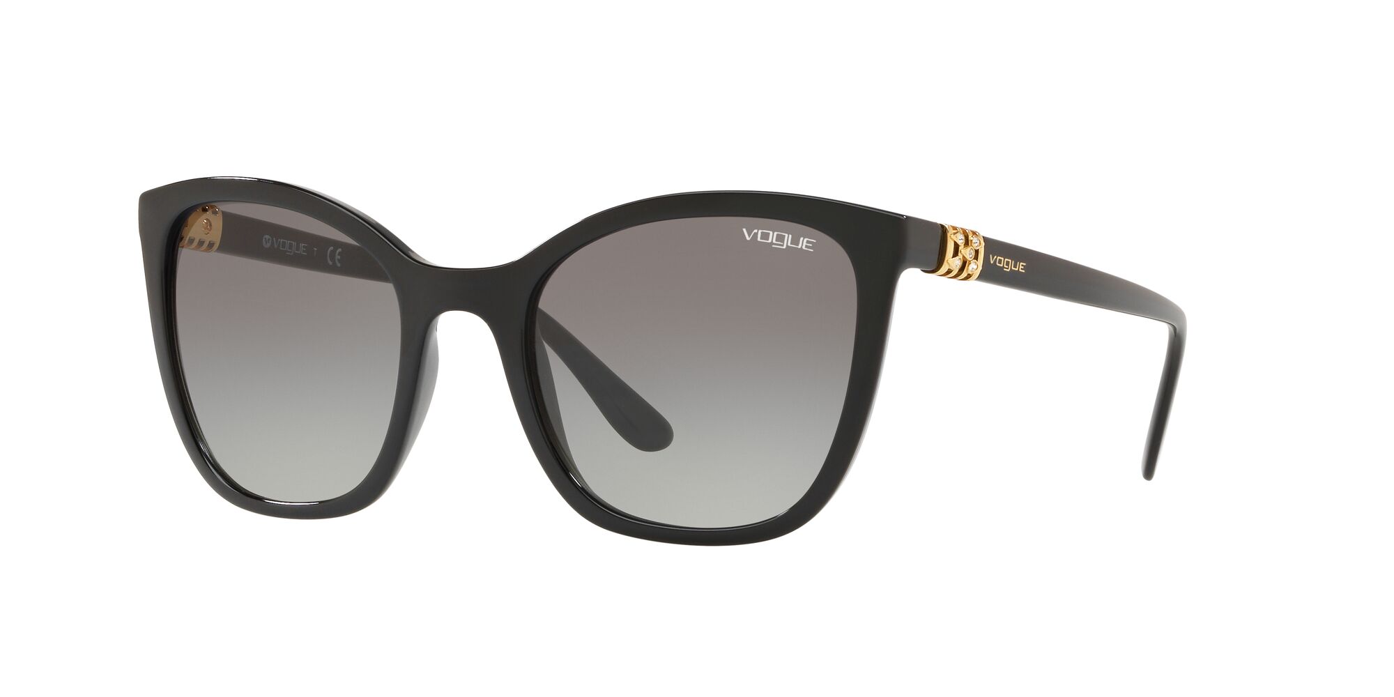 Foto 2 | Lente De Sol Vogue Grey Gradient