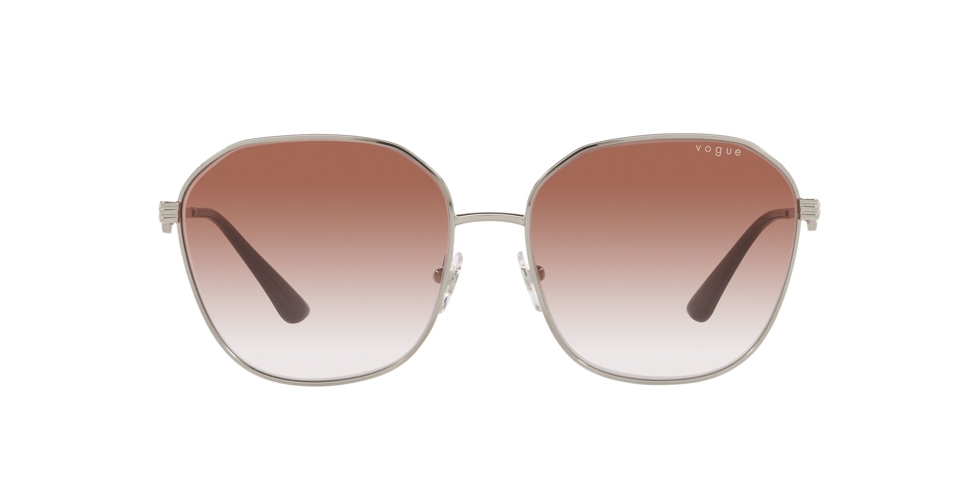 Foto 2 pulgar | Lente De Sol Vogue Clear Gradient Brown