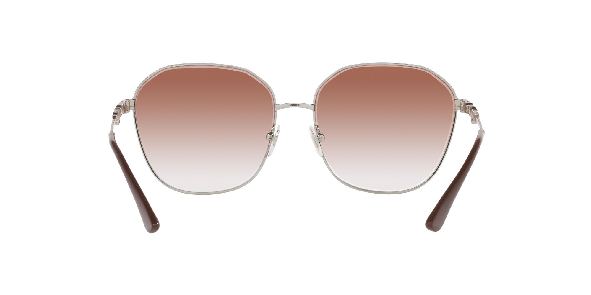 Foto 8 pulgar | Lente De Sol Vogue Clear Gradient Brown