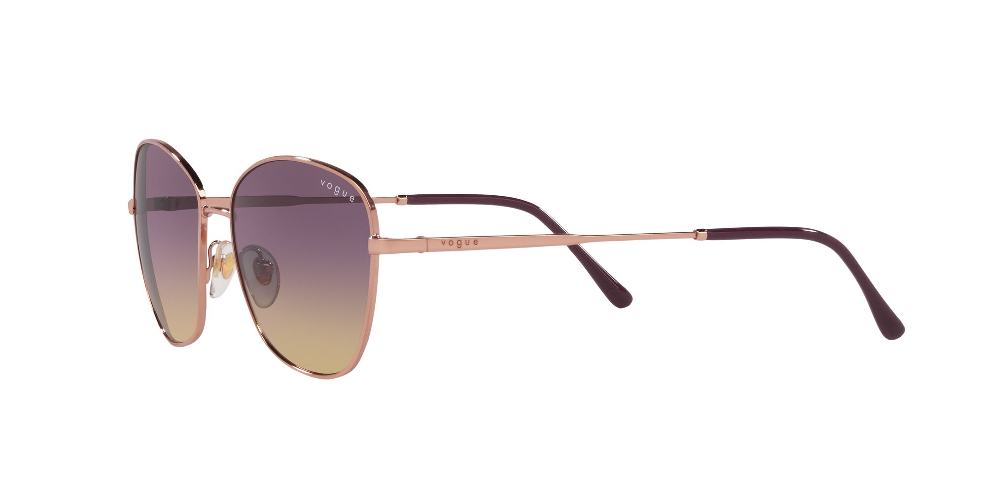 Foto 4 pulgar | Lente De Sol Vogue Yellow Gradient Violet