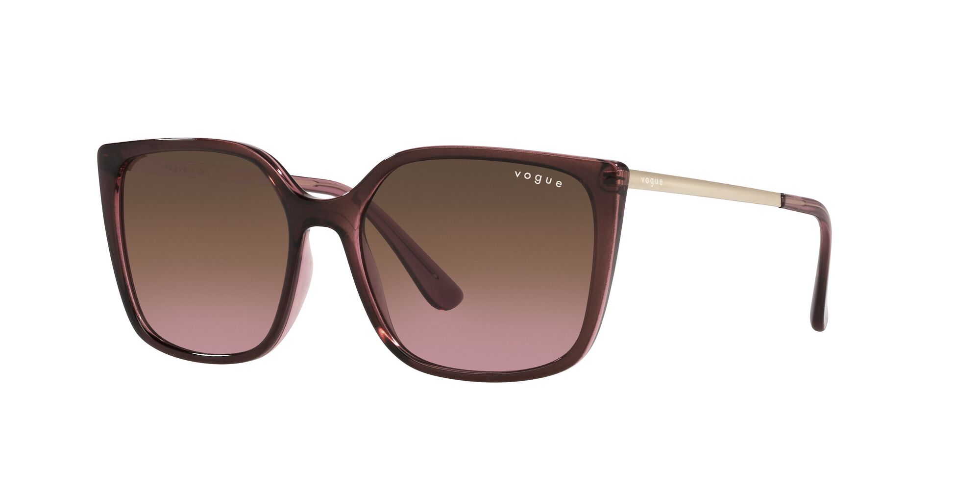 Foto 3 pulgar | Lente De Sol Vogue Pink Gradient Brown
