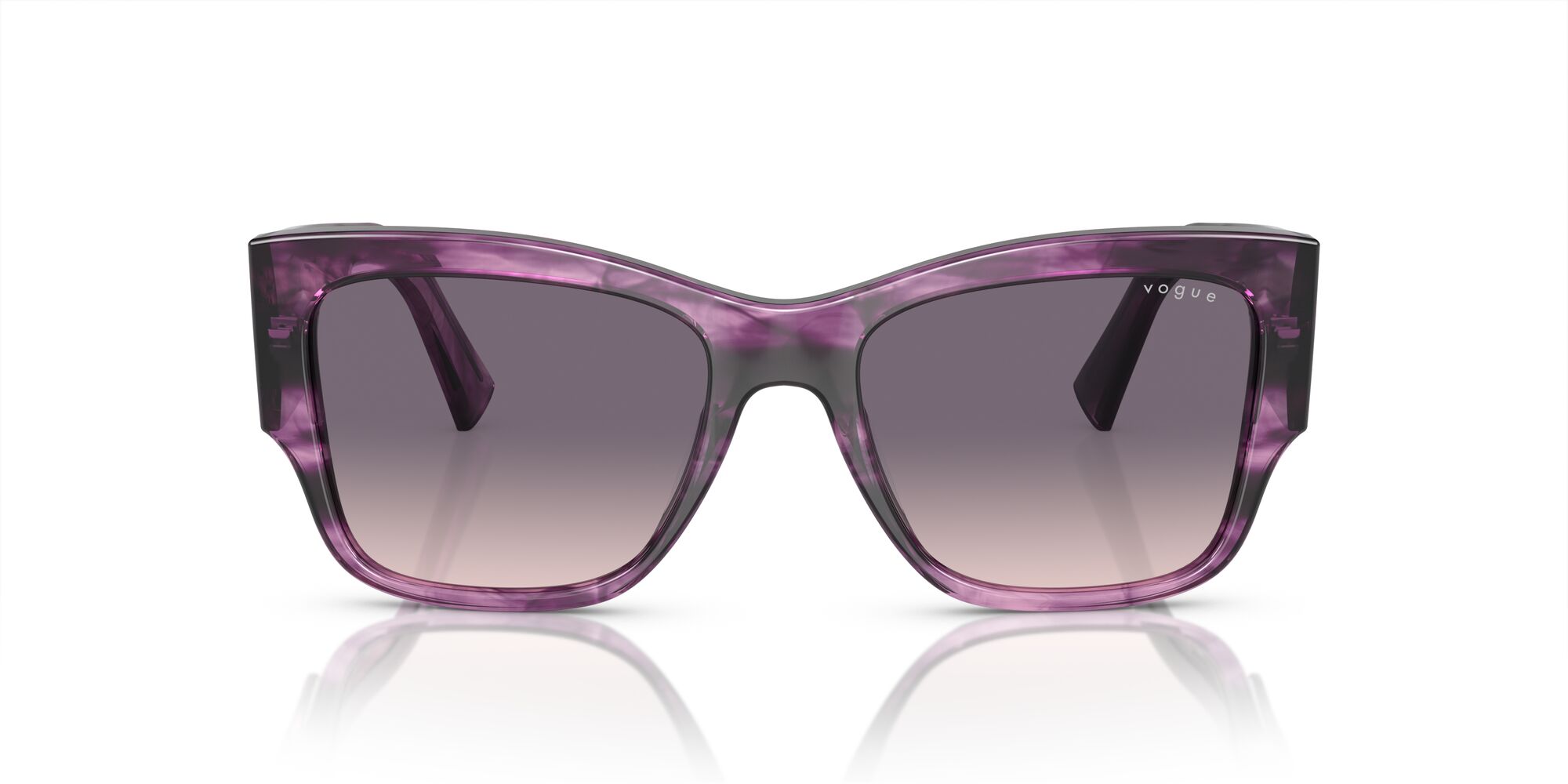 Foto 2 pulgar | Lente De Sol Vogue Pink Gradient Dark Violet