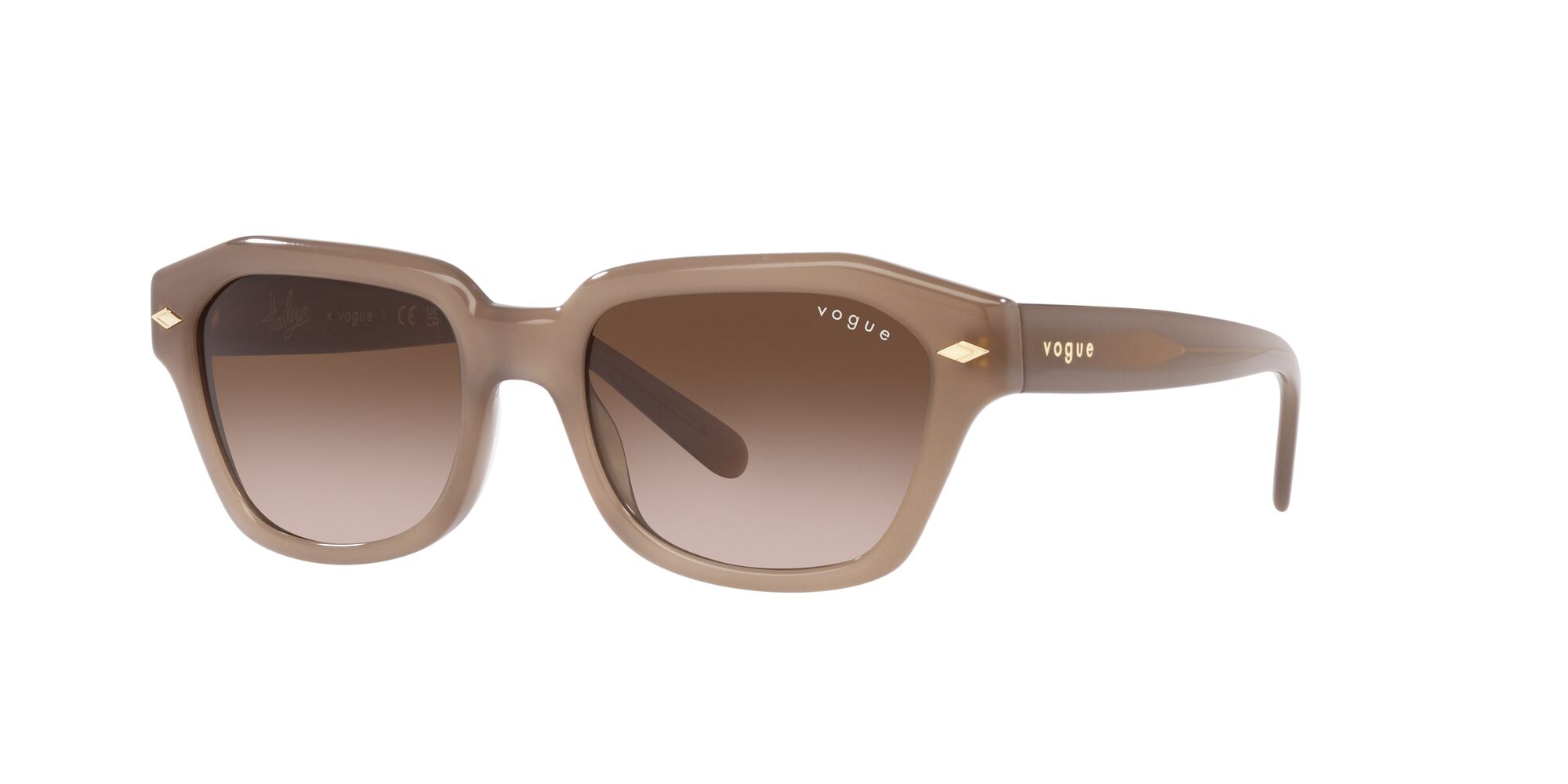Foto 3 pulgar | Lente De Sol Vogue Brown Gradient