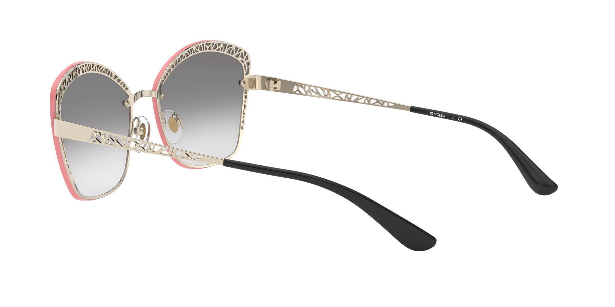 Foto 6 pulgar | Lente De Sol Vogue Light Grey Mirror Grad Silver