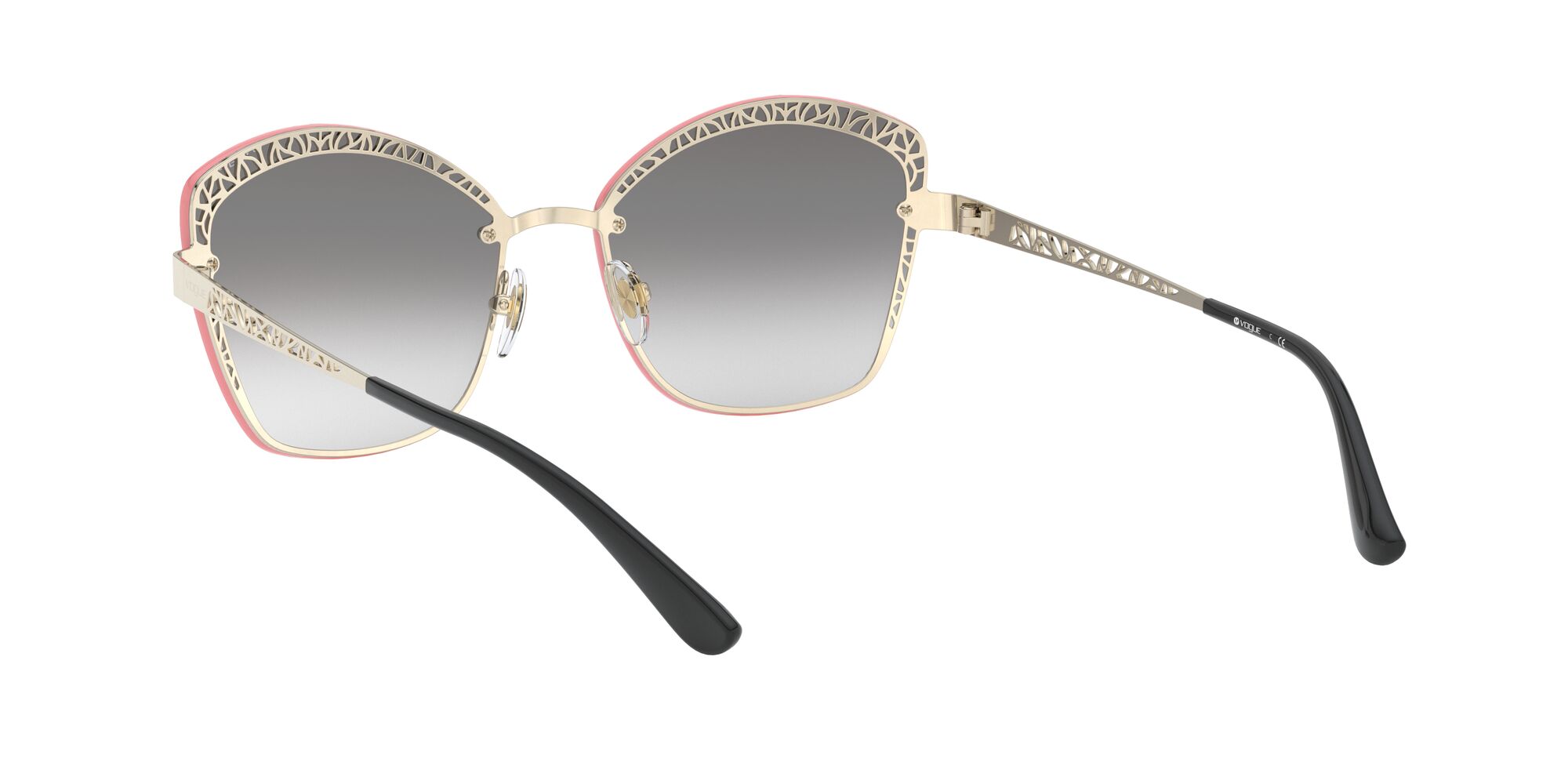 Foto 7 pulgar | Lente De Sol Vogue Light Grey Mirror Grad Silver