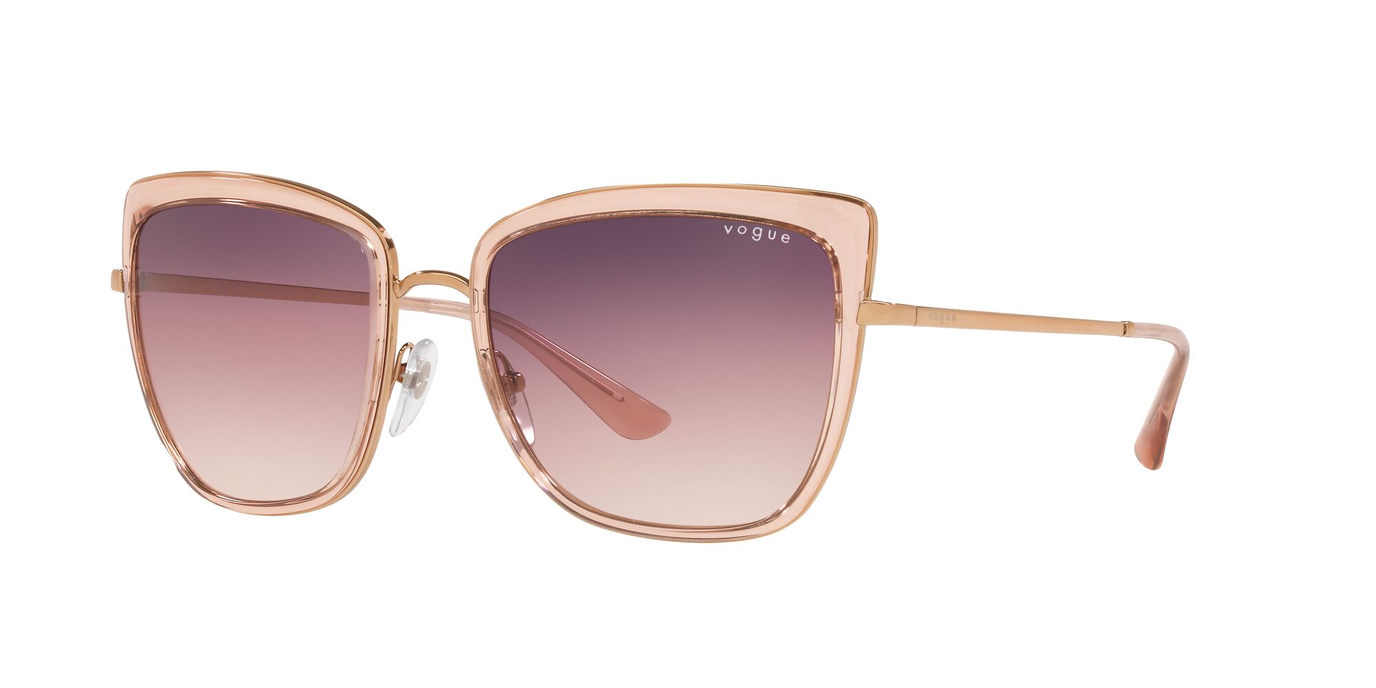 Foto 3 pulgar | Lente De Sol Vogue Tri-grad Lt Brown/violet/blue