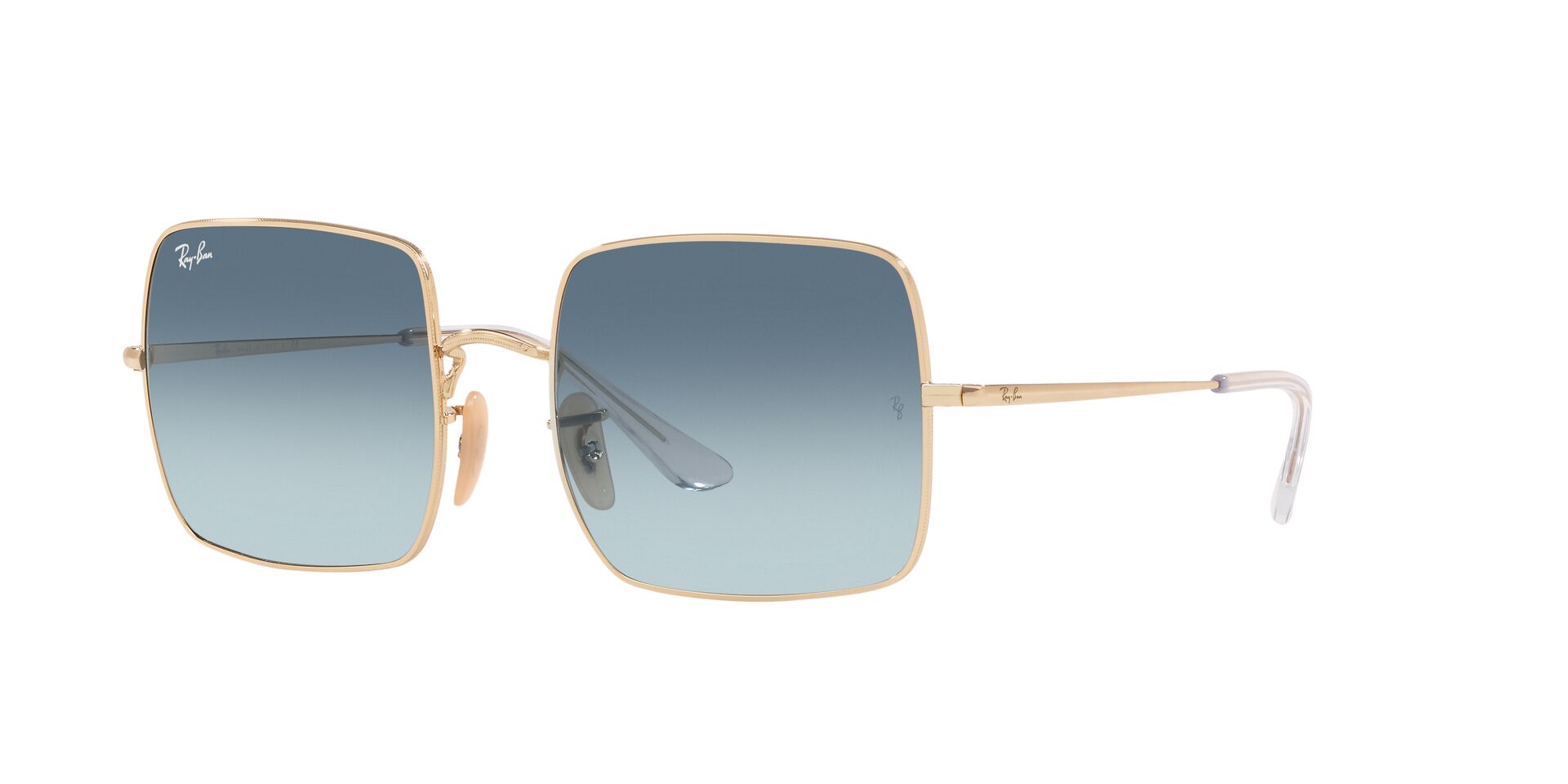 Lente De Sol Ray-ban Square Blue Gradient Grey