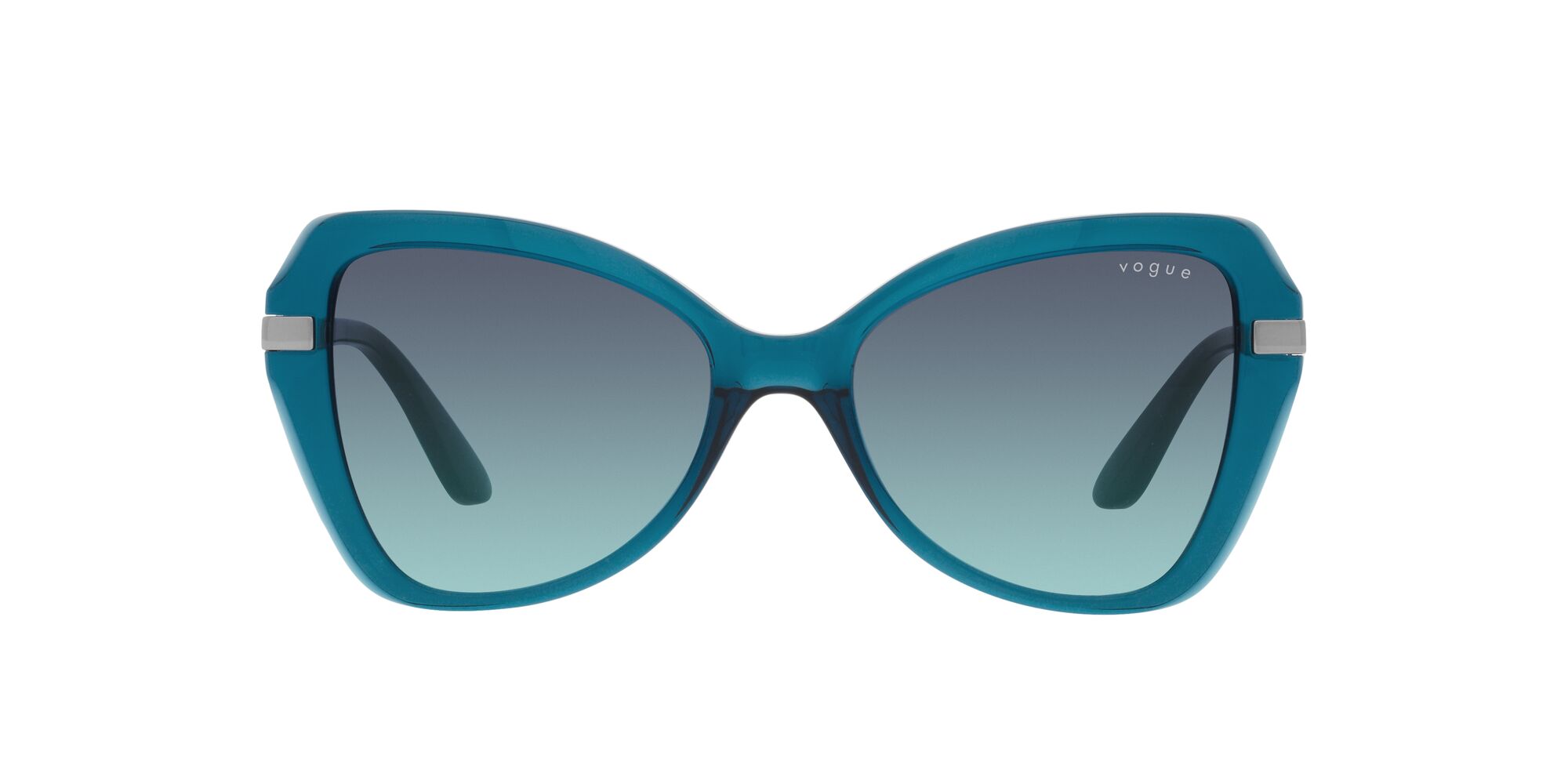 Lente De Sol Vogue Azure Gradient Dark Blue