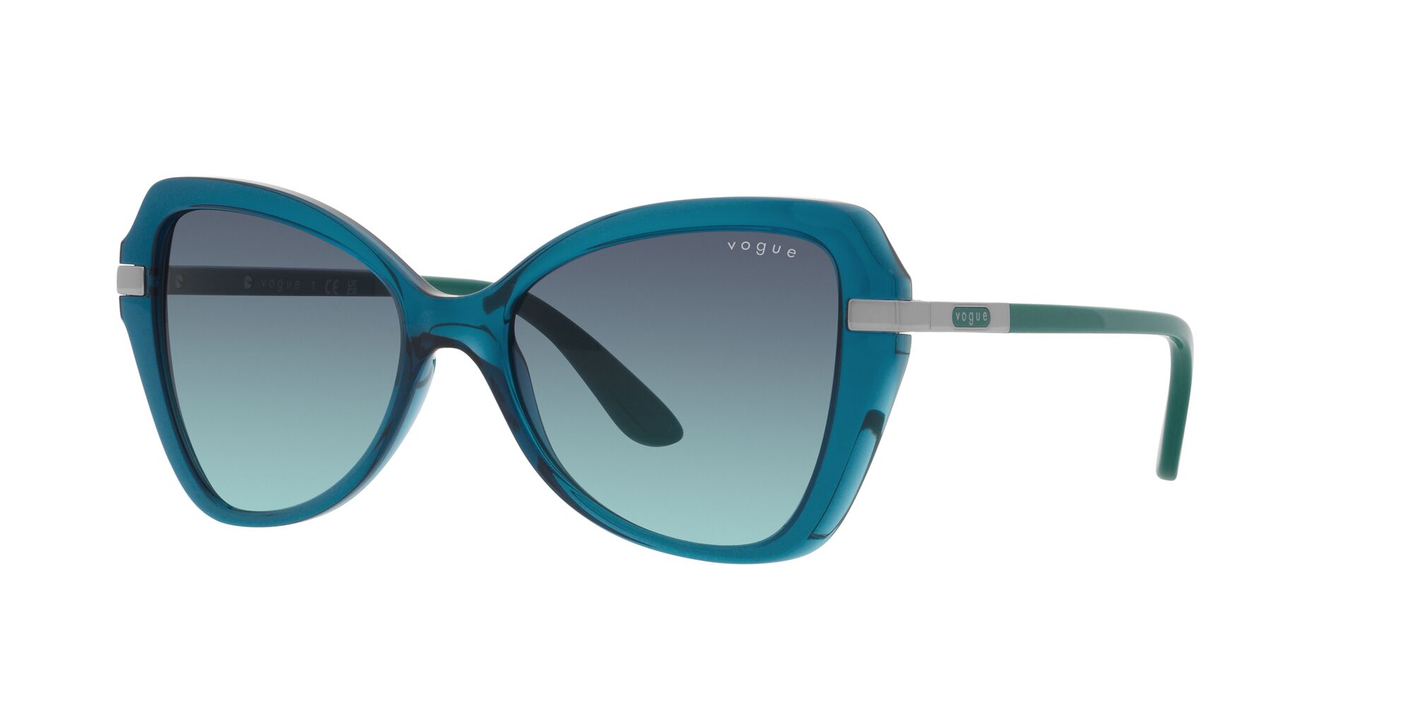 Foto 3 pulgar | Lente De Sol Vogue Azure Gradient Dark Blue