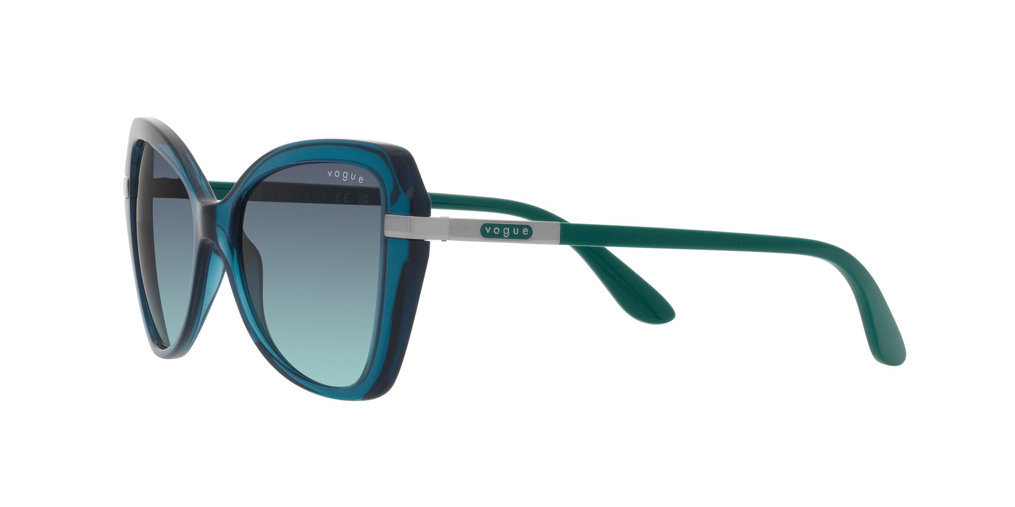 Foto 4 pulgar | Lente De Sol Vogue Azure Gradient Dark Blue