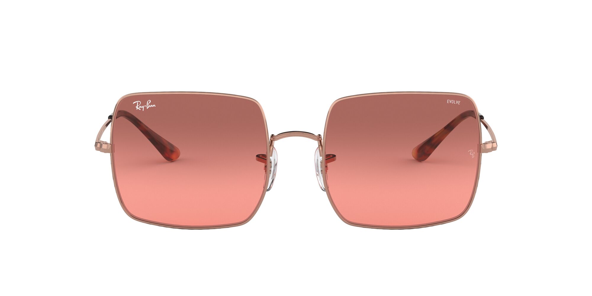 Lente De Sol Ray-ban Square Photo Red Gradient Bordeaux Fotocromático