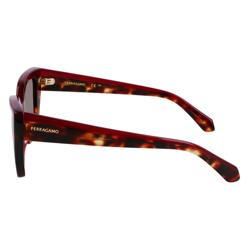 Foto 4 pulgar | Lentes de Sol Ferragamo Sf2035s Rojo Havana