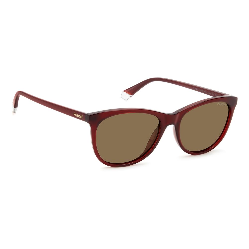 Foto 3 pulgar | Lentes Sol Polaroid Mujer Burgundy 206729lhf55sp