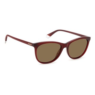 Foto 2 | Lentes Sol Polaroid Mujer Burgundy 206729lhf55sp