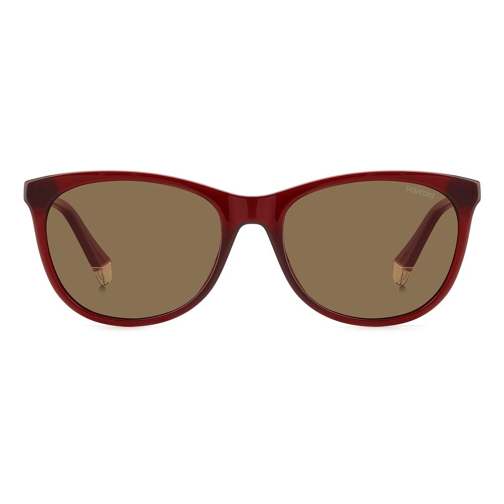 Foto 4 pulgar | Lentes Sol Polaroid Mujer Burgundy 206729lhf55sp