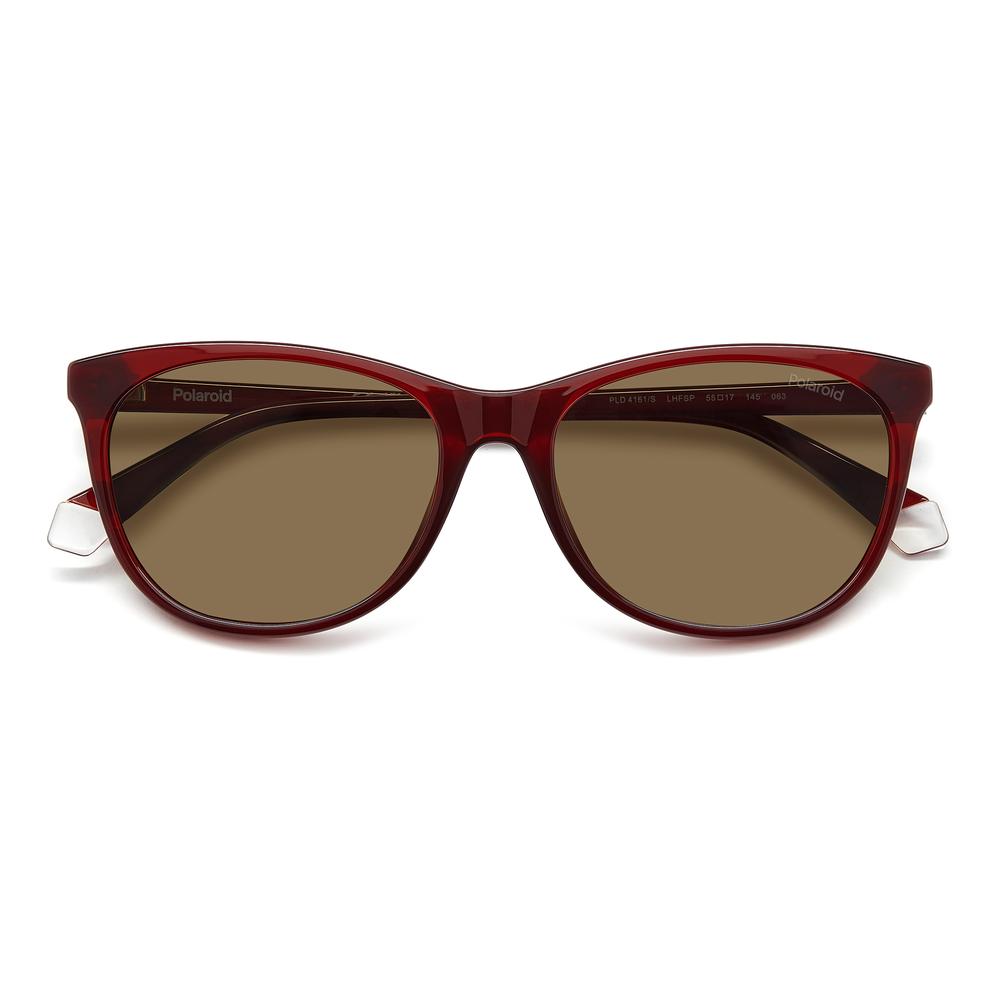 Foto 5 pulgar | Lentes Sol Polaroid Mujer Burgundy 206729lhf55sp