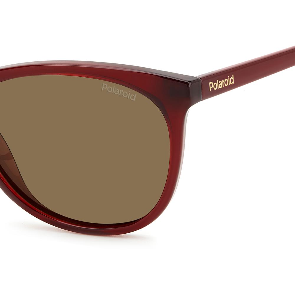 Foto 6 pulgar | Lentes Sol Polaroid Mujer Burgundy 206729lhf55sp