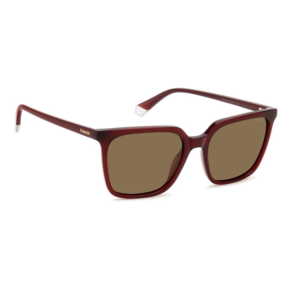 Foto 3 pulgar | Lentes Sol Polaroid Mujer Burgundy 206731lhf55sp