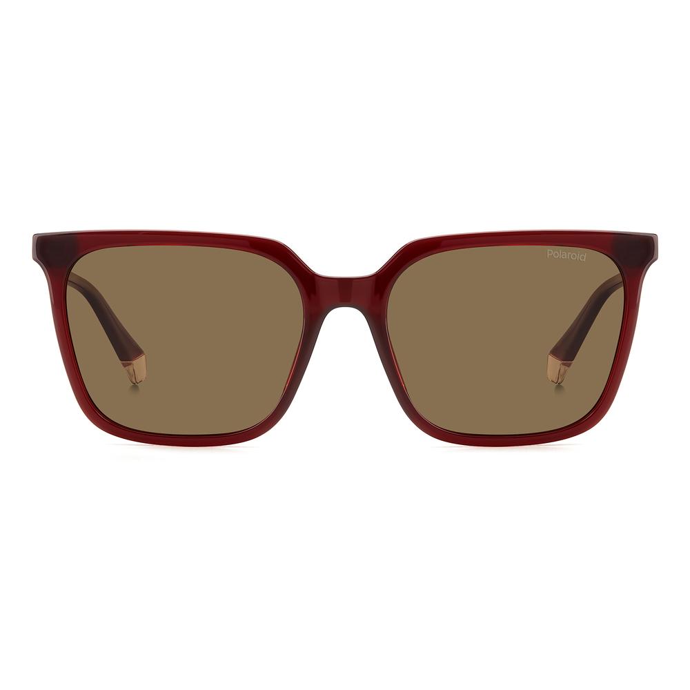 Foto 4 pulgar | Lentes Sol Polaroid Mujer Burgundy 206731lhf55sp