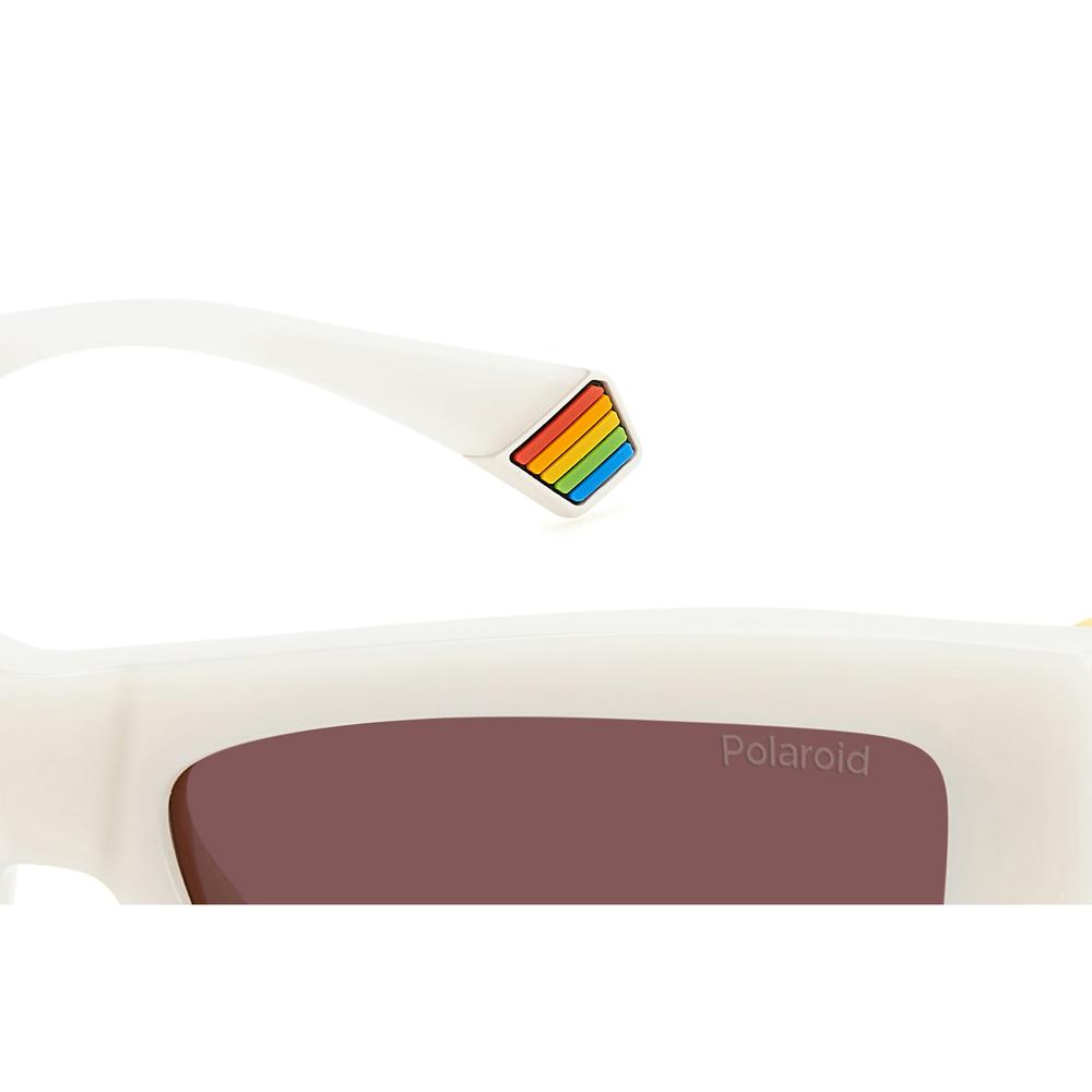 Foto 7 pulgar | Lentes Sol Polaroid Mujer White 206332vk655kl