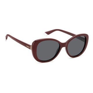 Foto 2 | Lentes Sol Polaroid Mujer Burgundy 206354lhf55m9