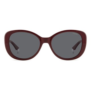 Foto 3 | Lentes Sol Polaroid Mujer Burgundy 206354lhf55m9