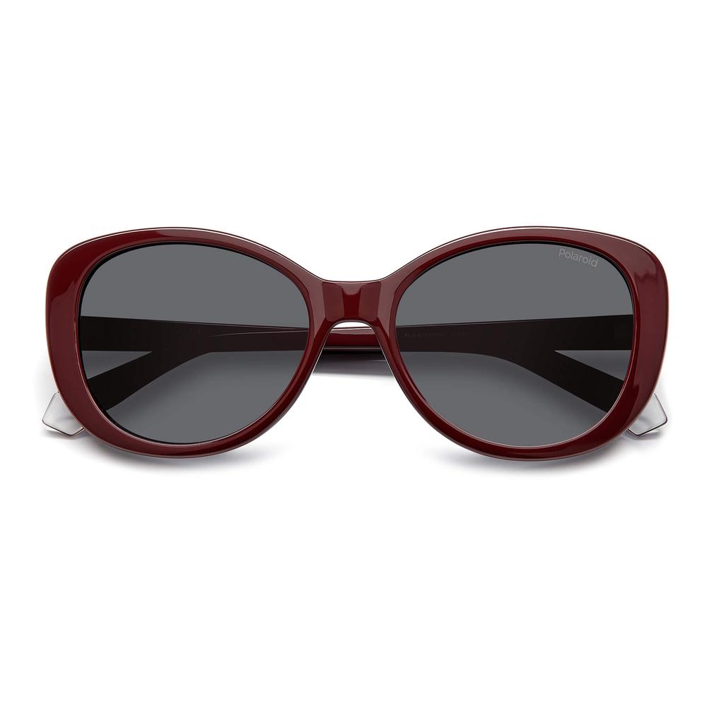 Foto 5 pulgar | Lentes Sol Polaroid Mujer Burgundy 206354lhf55m9
