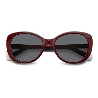 Foto 4 | Lentes Sol Polaroid Mujer Burgundy 206354lhf55m9
