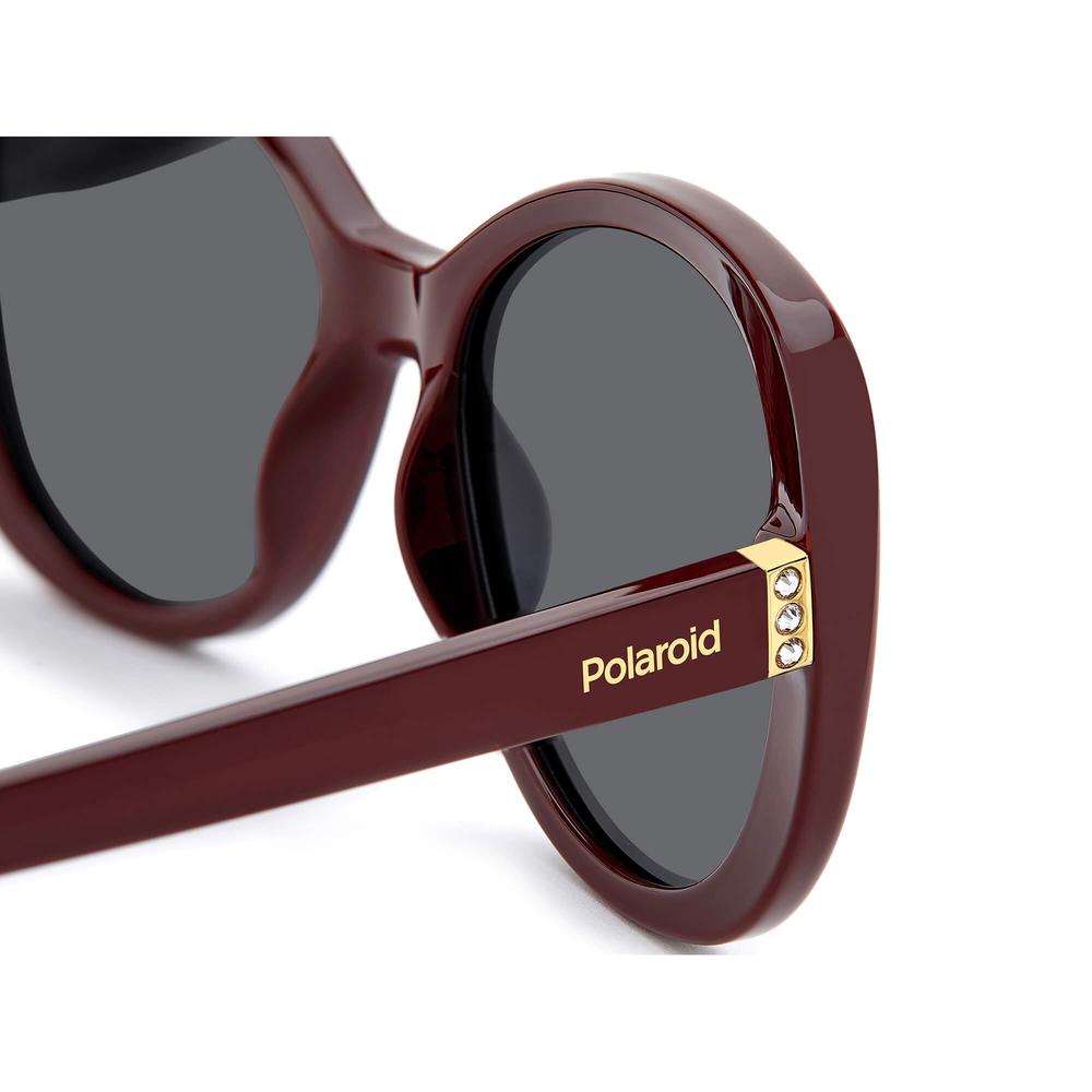 Foto 6 pulgar | Lentes Sol Polaroid Mujer Burgundy 206354lhf55m9