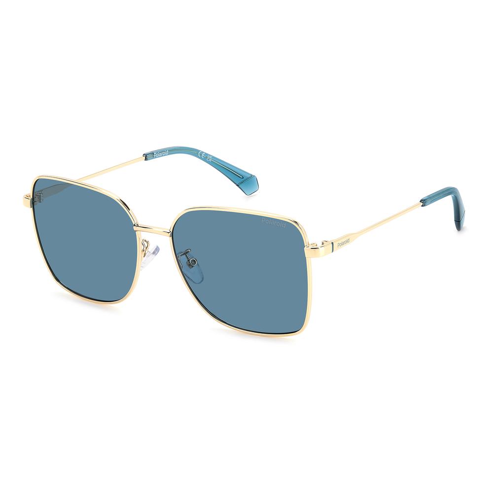 Foto 2 pulgar | Lentes Sol Polaroid Mujer Gold Teal 206409oga58c3