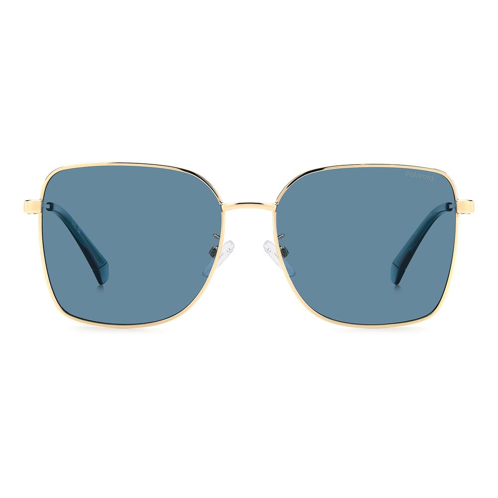Foto 4 pulgar | Lentes Sol Polaroid Mujer Gold Teal 206409oga58c3