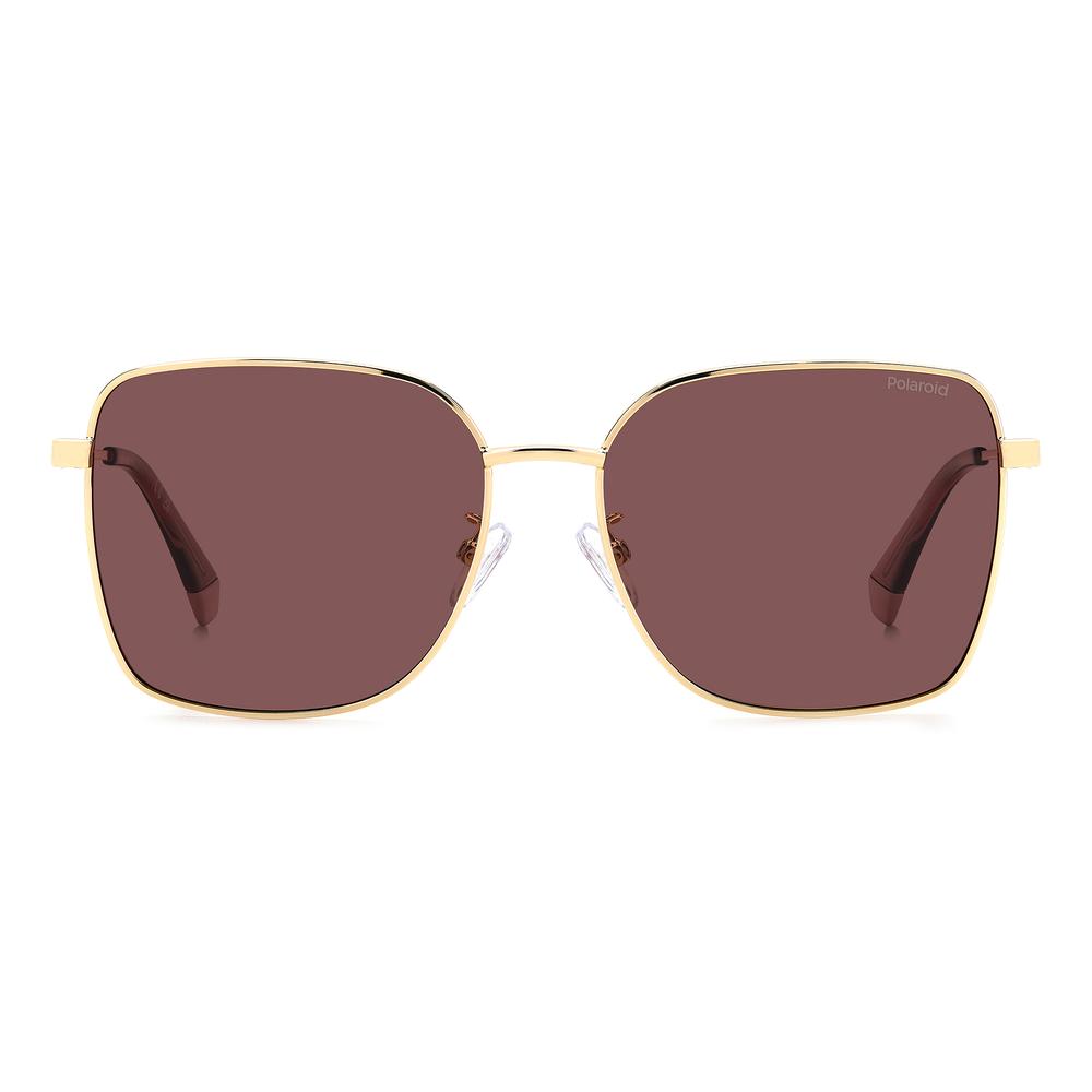 Foto 4 pulgar | Lentes Sol Polaroid Mujer Gold Burgundy 206409noa58kl
