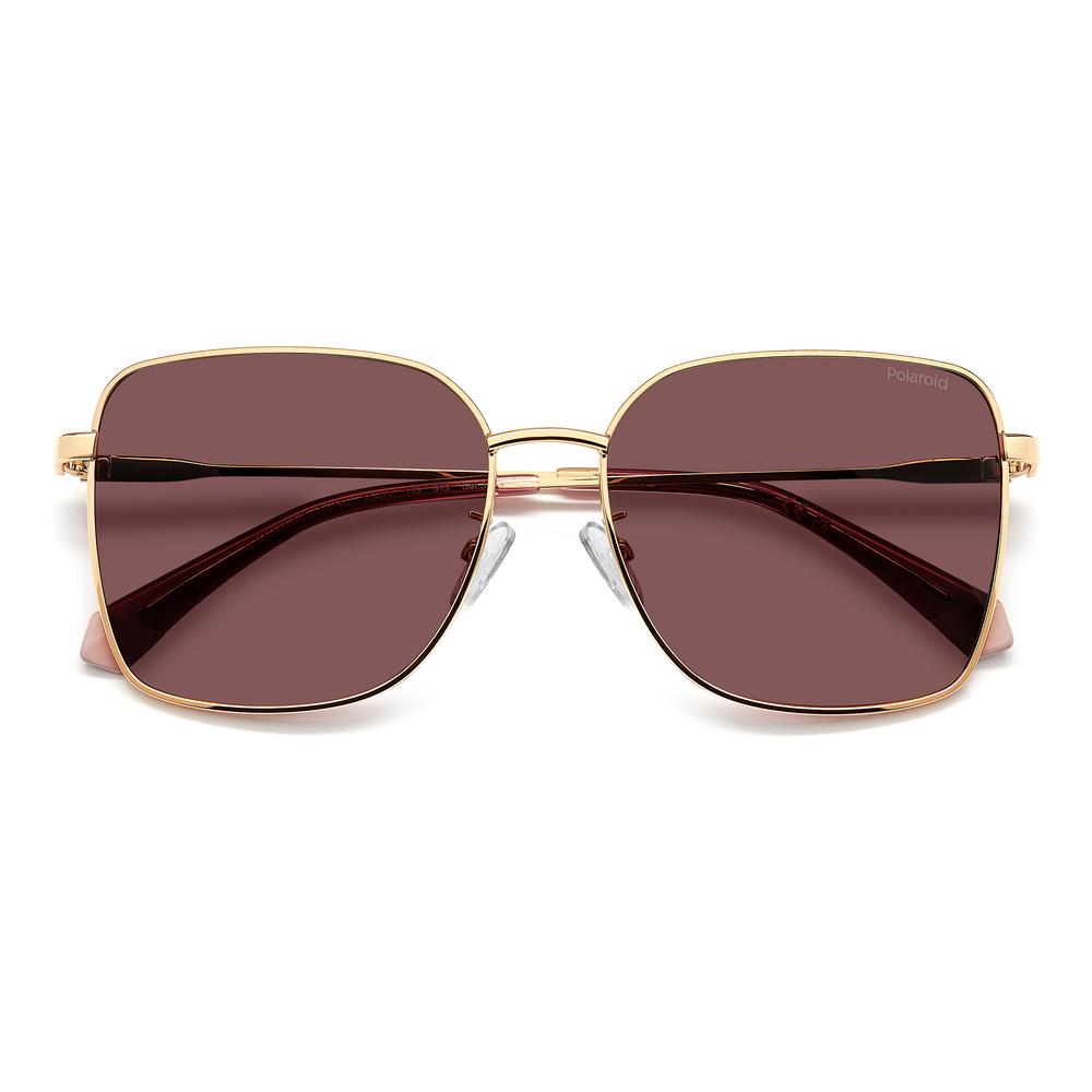 Foto 5 pulgar | Lentes Sol Polaroid Mujer Gold Burgundy 206409noa58kl