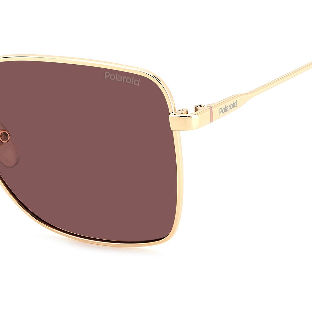 Foto 6 pulgar | Lentes Sol Polaroid Mujer Gold Burgundy 206409noa58kl