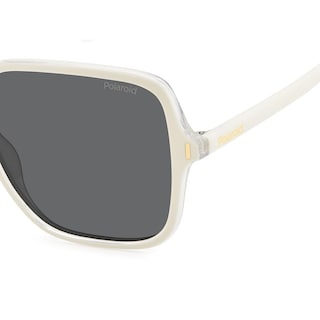 Foto 6 | Lentes Sol Polaroid White 206721vk656m9 para Mujer