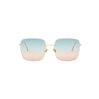 Foto 1 | Lente de Sol Christian Dior Rectangulares Dorados para Mujer