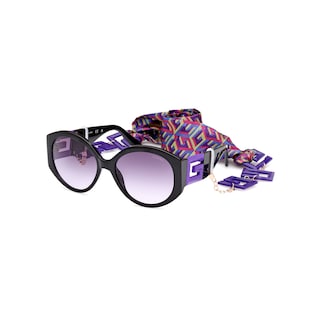 Foto 2 | Lentes De Sol Morado Espejados Guess