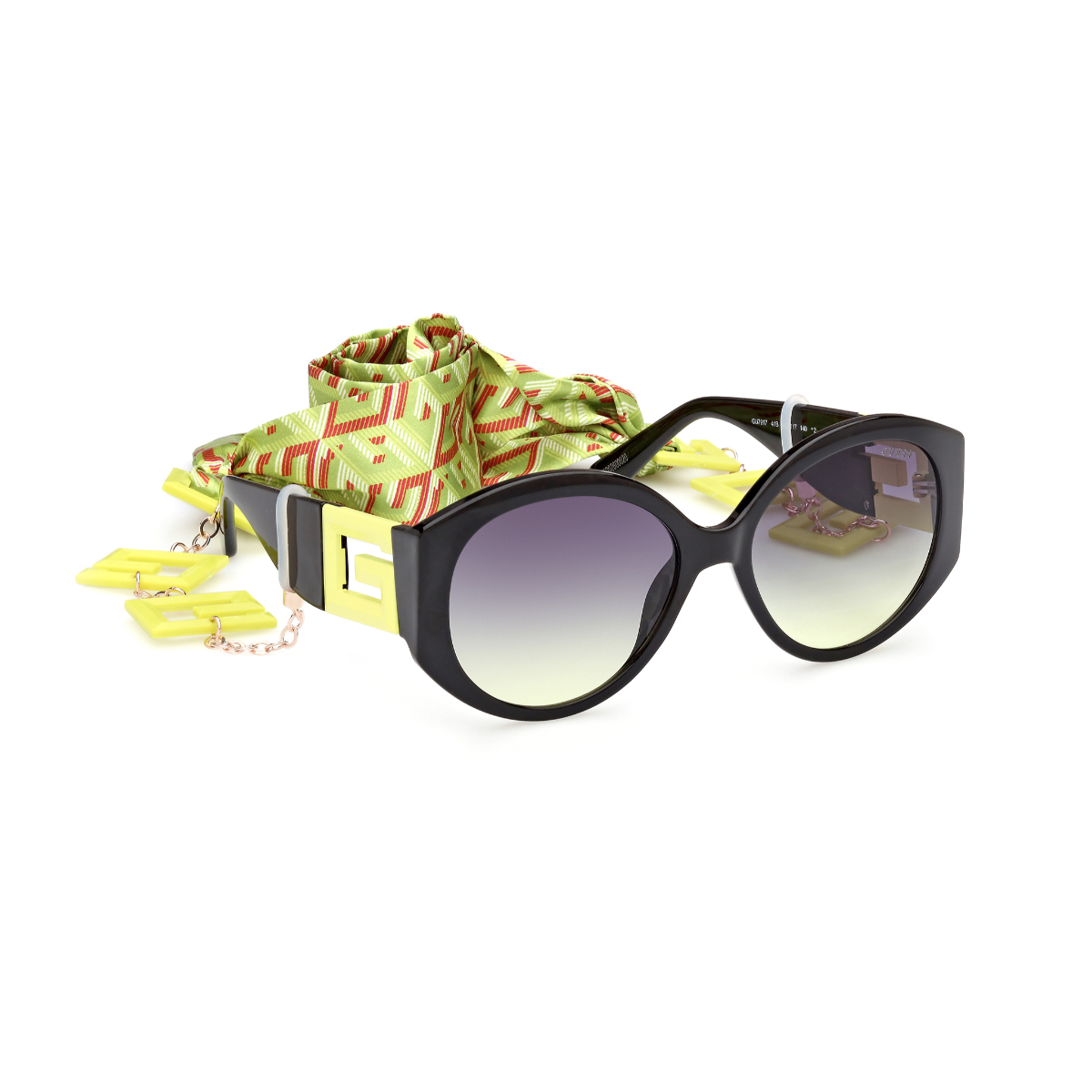 Foto 4 pulgar | Lentes De Sol Gris Degradados Guess