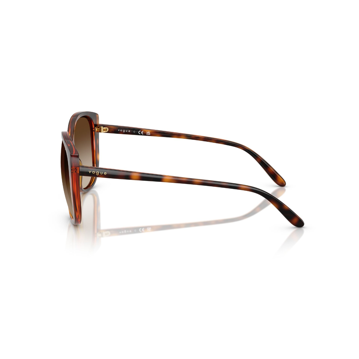 Foto 4 pulgar | Lentes De Sol Marrón Degradados Vogue Eyewear