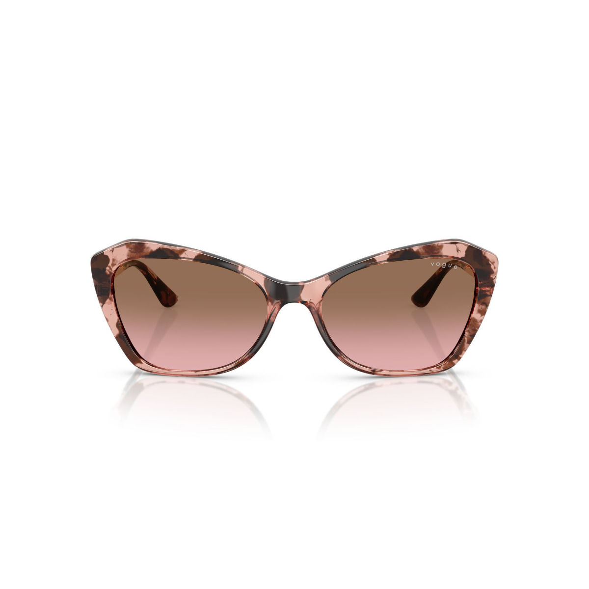 Foto 2 pulgar | Lentes De Sol Rosa A Marrón Degradados Vogue Eyewear