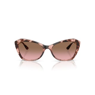 Foto 1 | Lentes De Sol Rosa A Marrón Degradados Vogue Eyewear