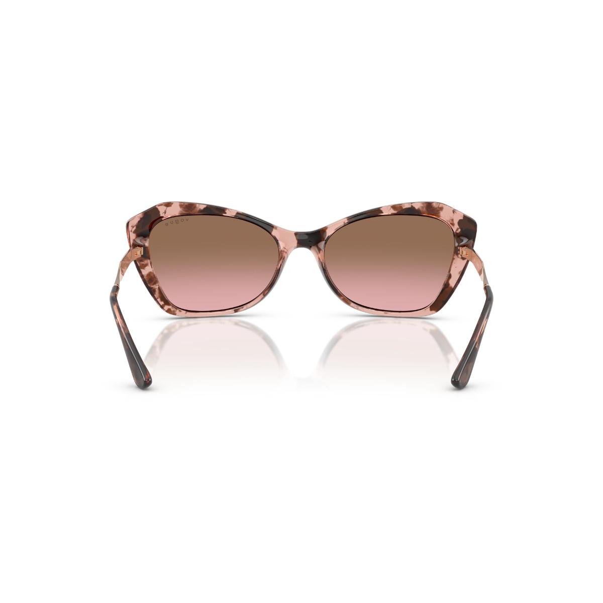 Foto 5 pulgar | Lentes De Sol Rosa A Marrón Degradados Vogue Eyewear