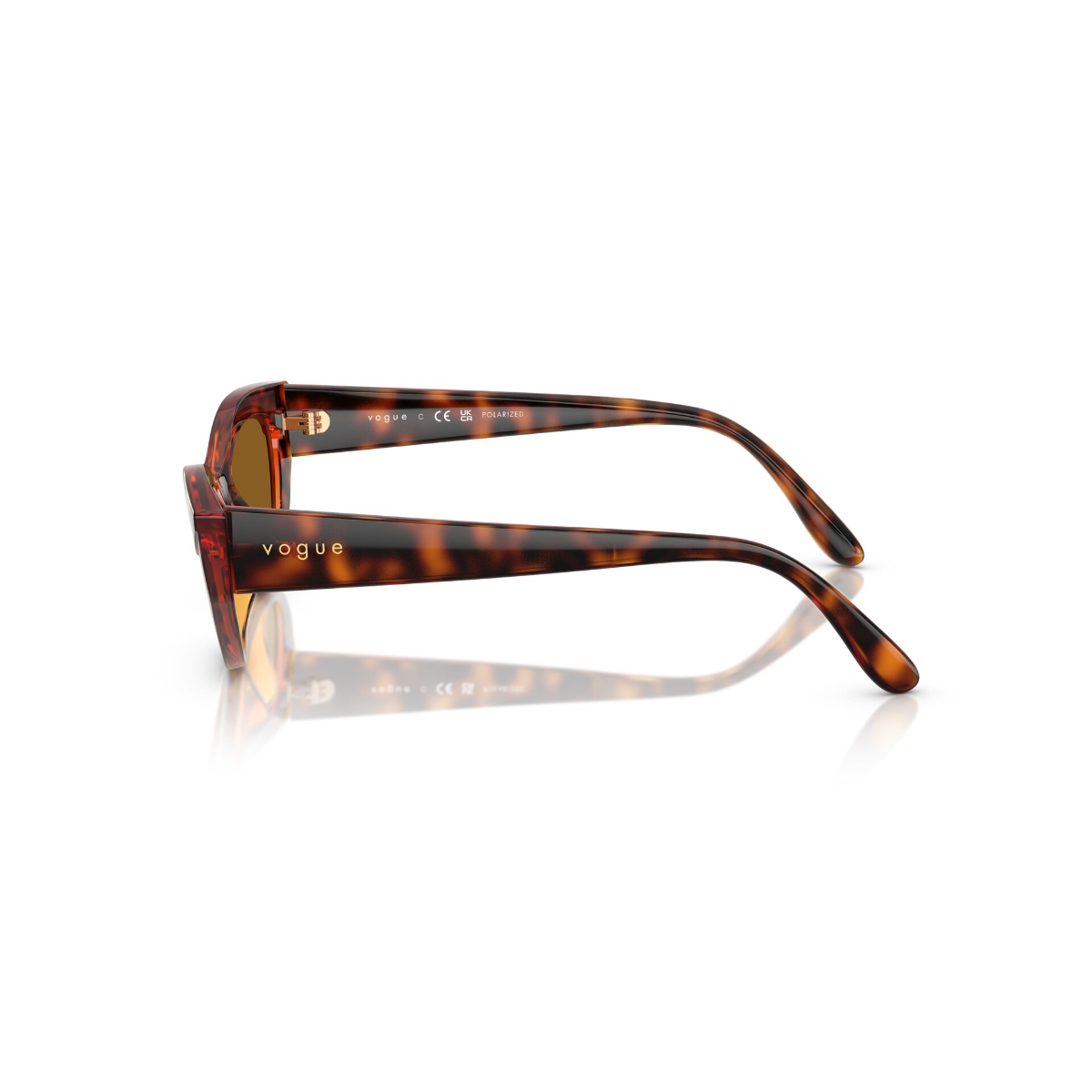 Foto 4 pulgar | Lentes De Sol Marrón Polarizados Vogue Eyewear