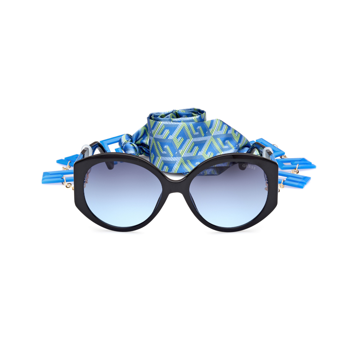 Foto 1 | Lentes De Sol Azul Degradados Guess