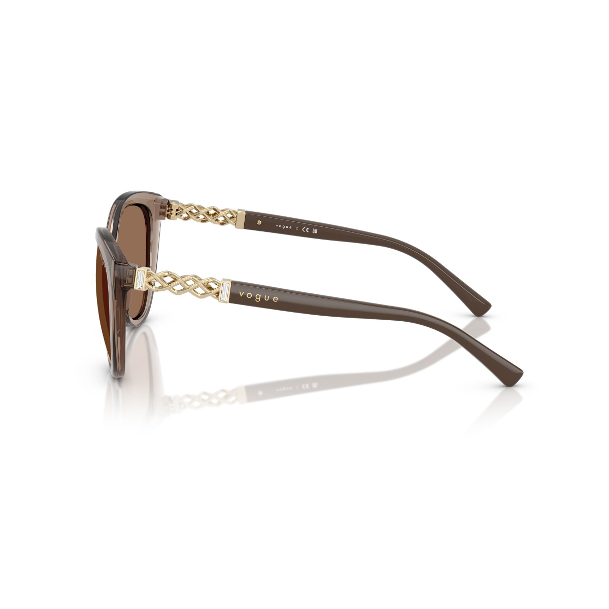 Foto 3 | Lentes De Sol Marrón Vogue Eyewear